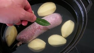 ✨ La vraie recette du saucisson de Lyon┃Recette du Chef Cyril RouquetPrévost [upl. by Daney]