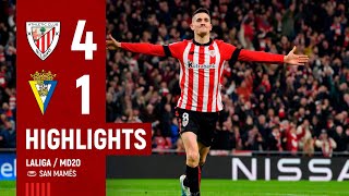 HIGHLIGHTS  Athletic Club 41 Cádiz CF  LaLiga 202223 MD20 [upl. by Nerrual]