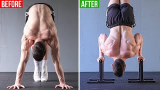 Handstand PushUp For Beginners Increase Your Strength [upl. by Xylia601]