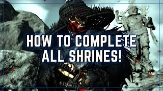 HOW TO LOCATE amp COMPLETE ALL SHRINES Unlock Armor Sets  Ghost of Tsushima Iki Island PS5 [upl. by Christye22]