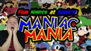 ITS FINALLY HERE  FIVE NIGHTS AT SONICS MANIAC MANIA FULL RELEASE  36 CHALLENGES amp MUCH MORE [upl. by Lezti538]