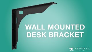 Wall Mounted Desk Bracket Create the Efficient Workstation You Need [upl. by Nymzaj296]