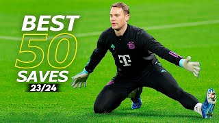 Best 50 Goalkeeper Saves 202324  HD 13 [upl. by Asina]