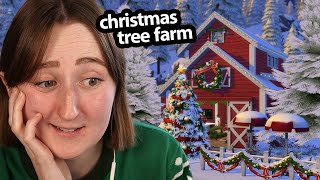 building a christmas tree farm in the sims 🎄Streamed 122324 [upl. by Borman]