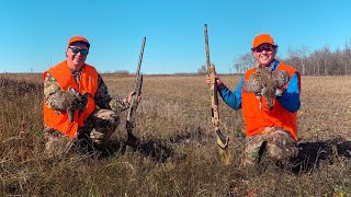 Fast Paced Sharptail Grouse Hunting in Manitoba With Recipe [upl. by Waki]