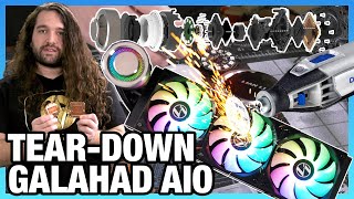 TearDown Lian Li Galahad AIO Disassembly vs EK AIO Arctic Liquid Freezer II NZXT X63 [upl. by Assilak]