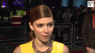 House of Cards Kate Mara Interview [upl. by Llerud]