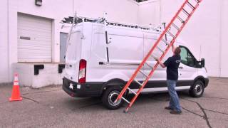 Prime Design’s Ergorack The Drop Down Ladder Rack for the Ford Transit [upl. by Ecital]