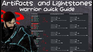 Warrior Artifact and Lightstone Quick Guide [upl. by Bogusz]