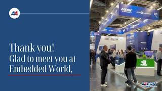 Embedded World 2023  Thank you [upl. by Fidellas]