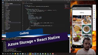 Azure Storage  React Native  An image gallery with blob Level access [upl. by Ariek]