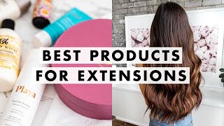 Best Products for Hair Extensions [upl. by Sinned]