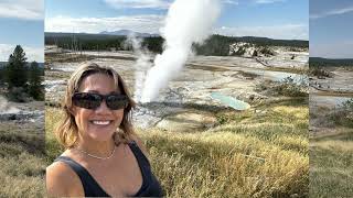 Norris Geyser Basin in Yellowstone National Park [upl. by Buehler797]