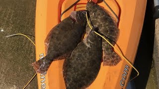 S3 Ep35 FLOUNDERFRENZY  Texas Marsh Fishing [upl. by Thetisa]