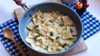 Pumpkin Ravioli Recipe [upl. by Nahshu]