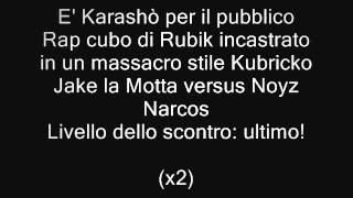 Noyz Narcos ft Danno  Karashò lyrics Verano Zombie [upl. by Gardia]