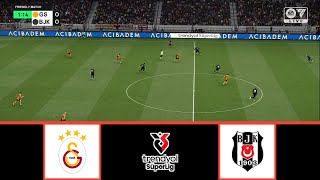 GALATASARAY VS BESIKTAS JK  TURKISH SL 20242025  FOOTBALL LIFE 2024 [upl. by Cressida]