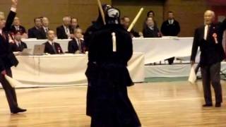 SlowMotion  ISHIDAs M vs KAMEI  11th All Japan Kendo 8dan Tournament 2013 Round 2 18 [upl. by Neddra]