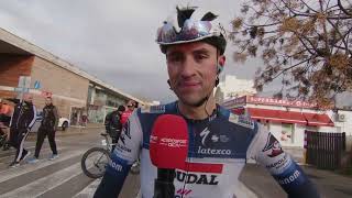 Ethan Vernon  Interview at the finish  Trofeo Ses Salines  Alcudia 2023 [upl. by Eiffub]