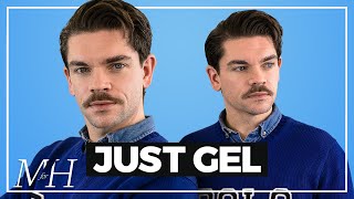 Mens Hairstyle Just Using Gel  How To [upl. by Awad]