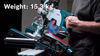 Bosch  BITURBO Brushless Mitre Saw  GCM 18V 216 DC [upl. by Bunch742]