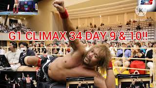 NJPW G1 CLIMAX 34 Day 9 amp 10 Review njpw g1climax g1climax34 g134 [upl. by Thenna]