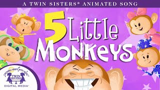 Five Little Monkeys  Sing Along Nursery Rhyme [upl. by Mickie]