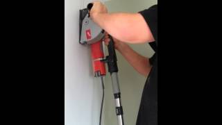 Cutting a chase using a Milwaukee wall chaser WCE 30 [upl. by Damara]