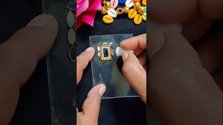 Diy mirror earrings😱🔥trendingshortsdiyhandmadeearringsshortseasydiytrendingdiycreativeviral [upl. by Boykins]