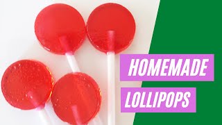 How to Make Homemade Lollipops Recipe Lollypops Lolly [upl. by Sirrep]