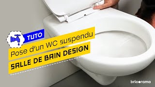 Comment poser un WC suspendu  Bricorama [upl. by Melda891]