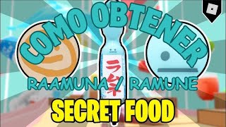 Alimento secreto Ramuna  Ramune  Secret Staycation en Roblox [upl. by Nivrac349]