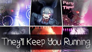 ⧔Nightcore⧕ → Theyll Keep You Running Switching Vocals Lyrics [upl. by Arrahs]