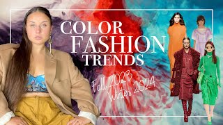 Color Fashion Trends Fall 2023 Winter 2024 Runway Highlights and Styling Ideas [upl. by Cicely]