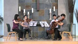 【Gaia String Quartet】 Mozart  Divertimento in D Major K136 [upl. by Salmon]