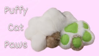 How to make fursuit cat paws [upl. by Etak944]