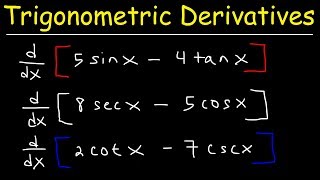 Derivatives of Trigonometric Functions [upl. by Kentigerma211]