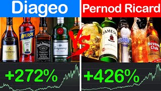 Diageo vs Pernod Ricard  Earnings Profits Dividends  Company Comparison [upl. by Viehmann]