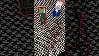 Single Cell Voltaic Pile Voltage Test [upl. by Einniw]