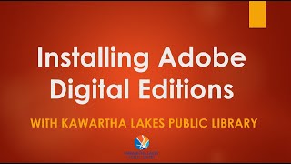 Installing Adobe Digital Editions [upl. by Nnylram740]