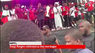 Rangers celebrating the champion of Nigeria professional football League NPFL [upl. by Niras213]