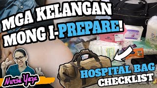 MGA DAPAT DALHIN PAG MANGANGANAK NA  HOSPITAL BAG CHECKLIST [upl. by Noiztneb]