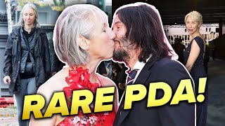 Keanu Reeves RARE PDA With Girlfriend Alexandra Grant [upl. by Retxed]