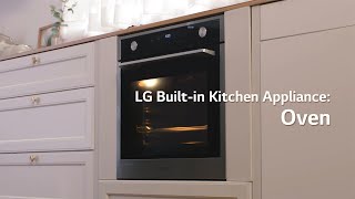 LG Builtin Kitchen Appliance – Oven [upl. by Enywad]