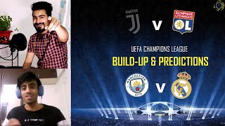 JUVENTUS v LYON  MAN CITY v REAL MADRID  What to Expect in UCL R16 Match  BuildUp amp Predictions [upl. by Lemaceon]