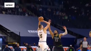 Nikola Jokic with a rainbow Sombor Shuffle over KAT and 1 👀 [upl. by Latoyia]