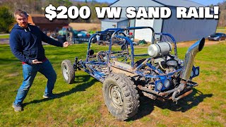 Found a RARE VW Sand Rail for 200 IT Shoots FIRE [upl. by Summons]