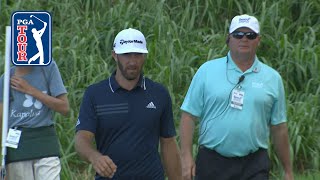 Dustin Johnson nearly holes it from 430 yards at Sentry [upl. by Demetri504]