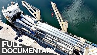 Gigantic Wind Park Relocation  Mega Transports  Free Documentary [upl. by Greabe233]