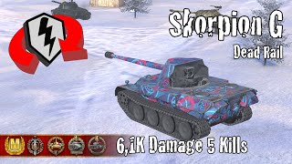 Rheinmetall Skorpion G  61K Damage 5 Kills  WoT Blitz Replays [upl. by Einneb851]